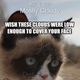 Illustration for article titled The Grumpy Cat Weather App Wont Sugar Coat Things For You